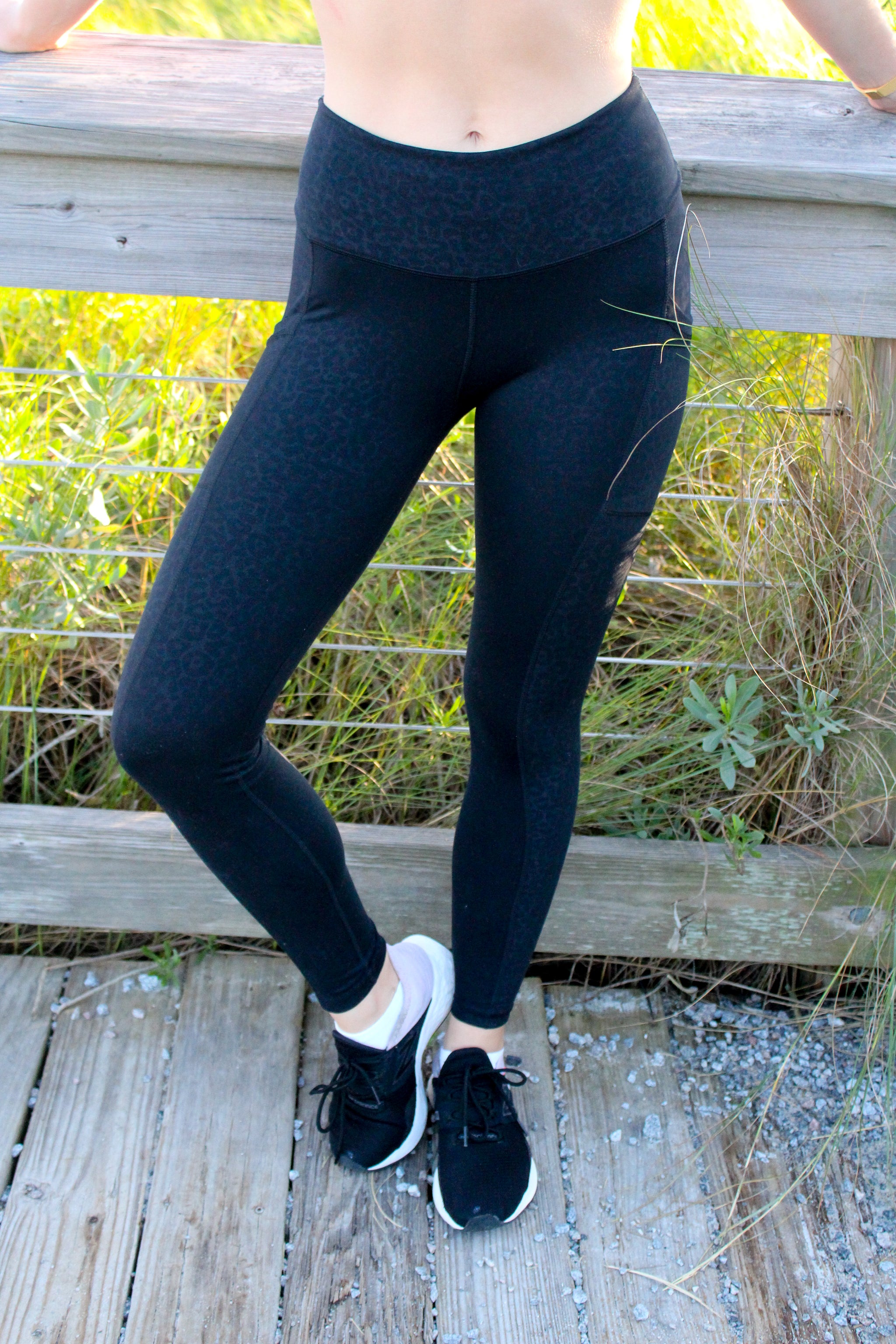 Black Leopard Leggings