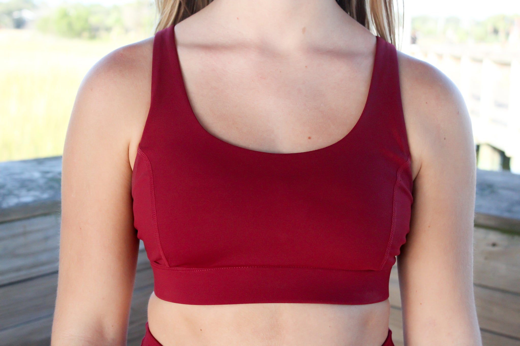 Wine Sports Bra