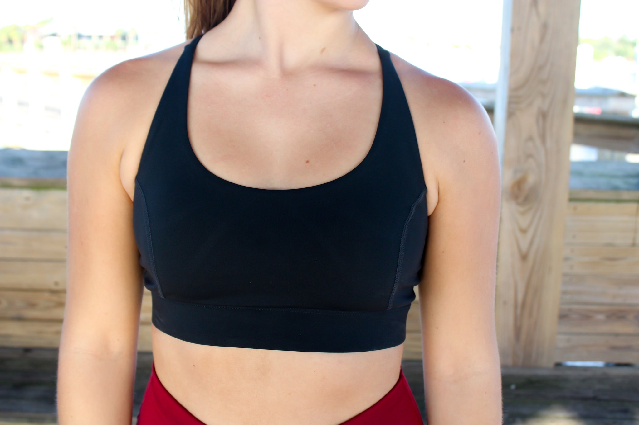 Black Sports Bra