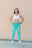 Teal Crown Leggings
