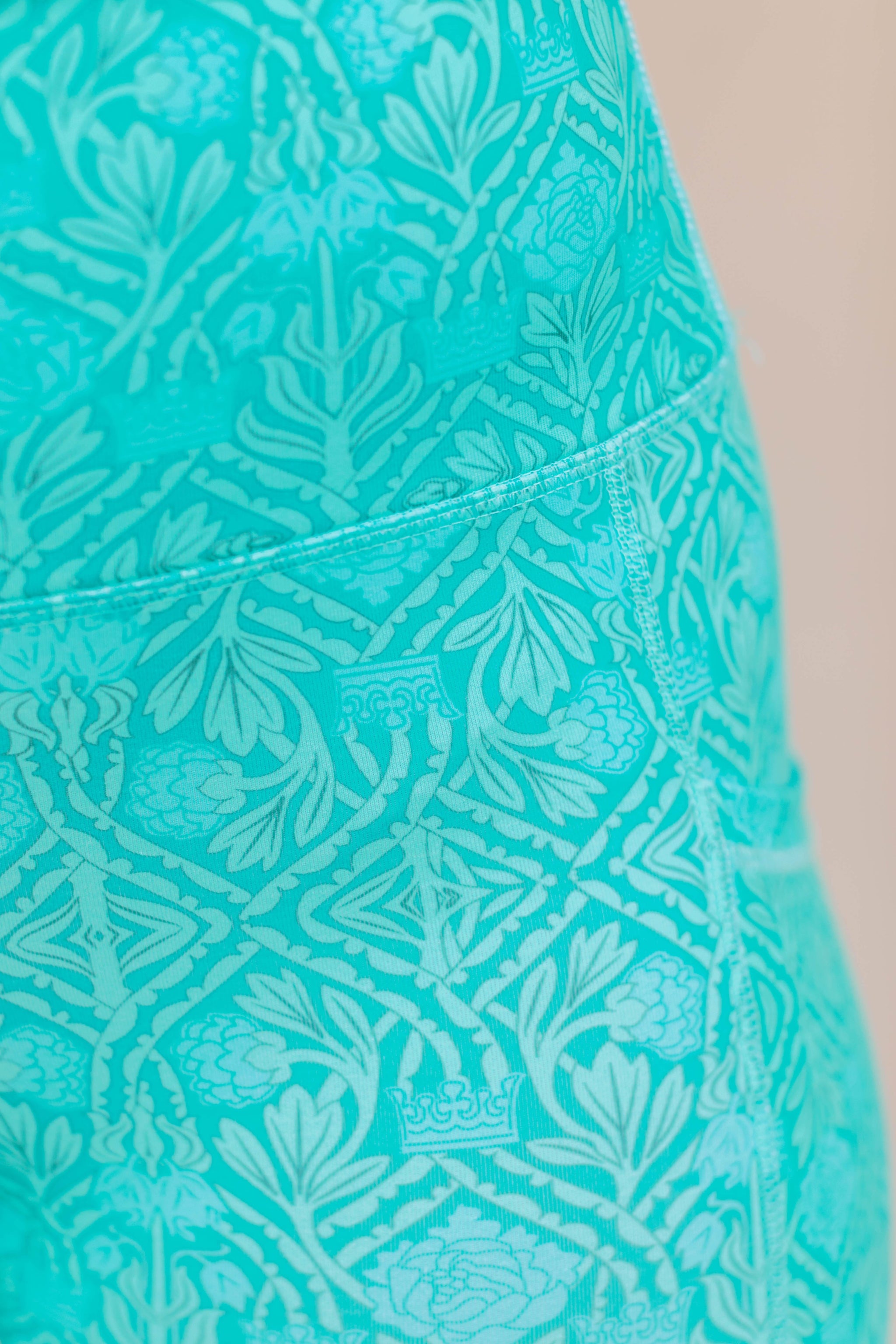 Teal Crown Leggings